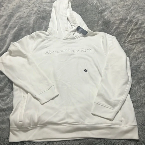Abercrombie & Fitch white hoodie - size xxl - Picture 1 of 3